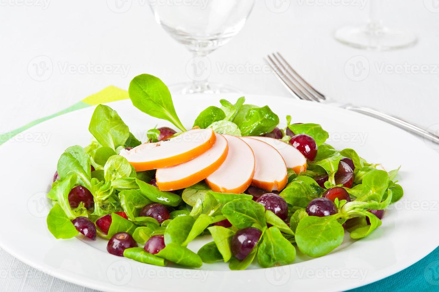 kip salade foto