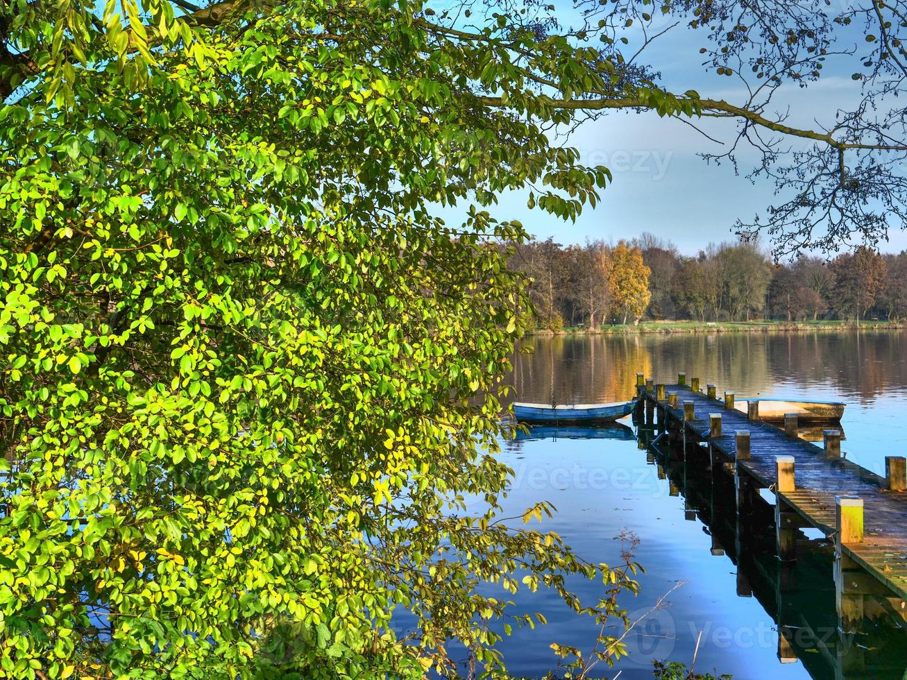 de kleine rivier aa bij borken foto