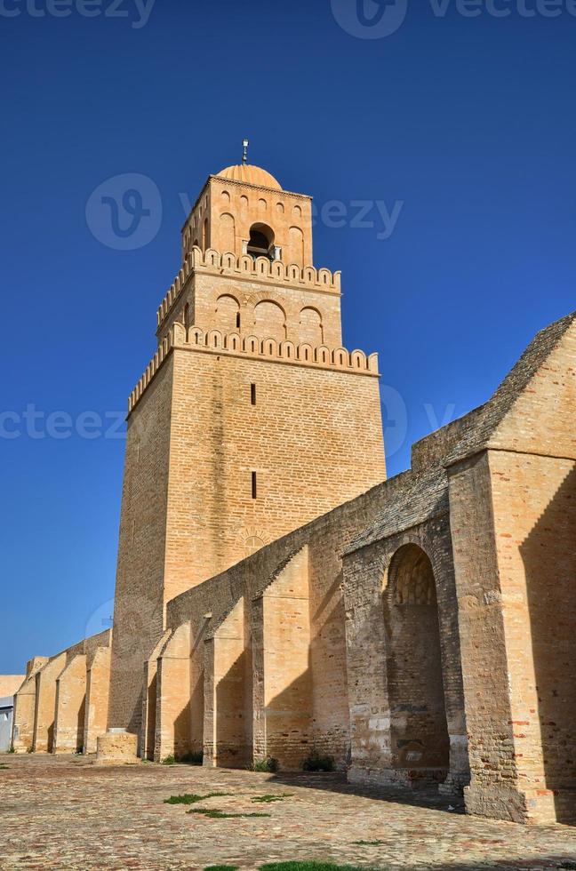 oude grote moskee, Kairouan, Saharawoestijn, Tunesië, Afrika, foto