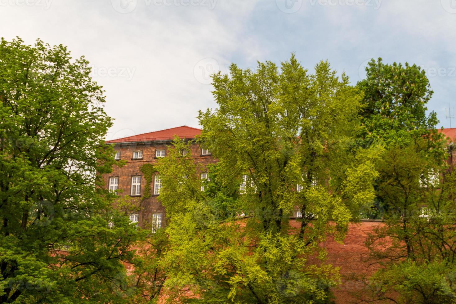 koninklijk kasteel in Wawel, Krakau foto