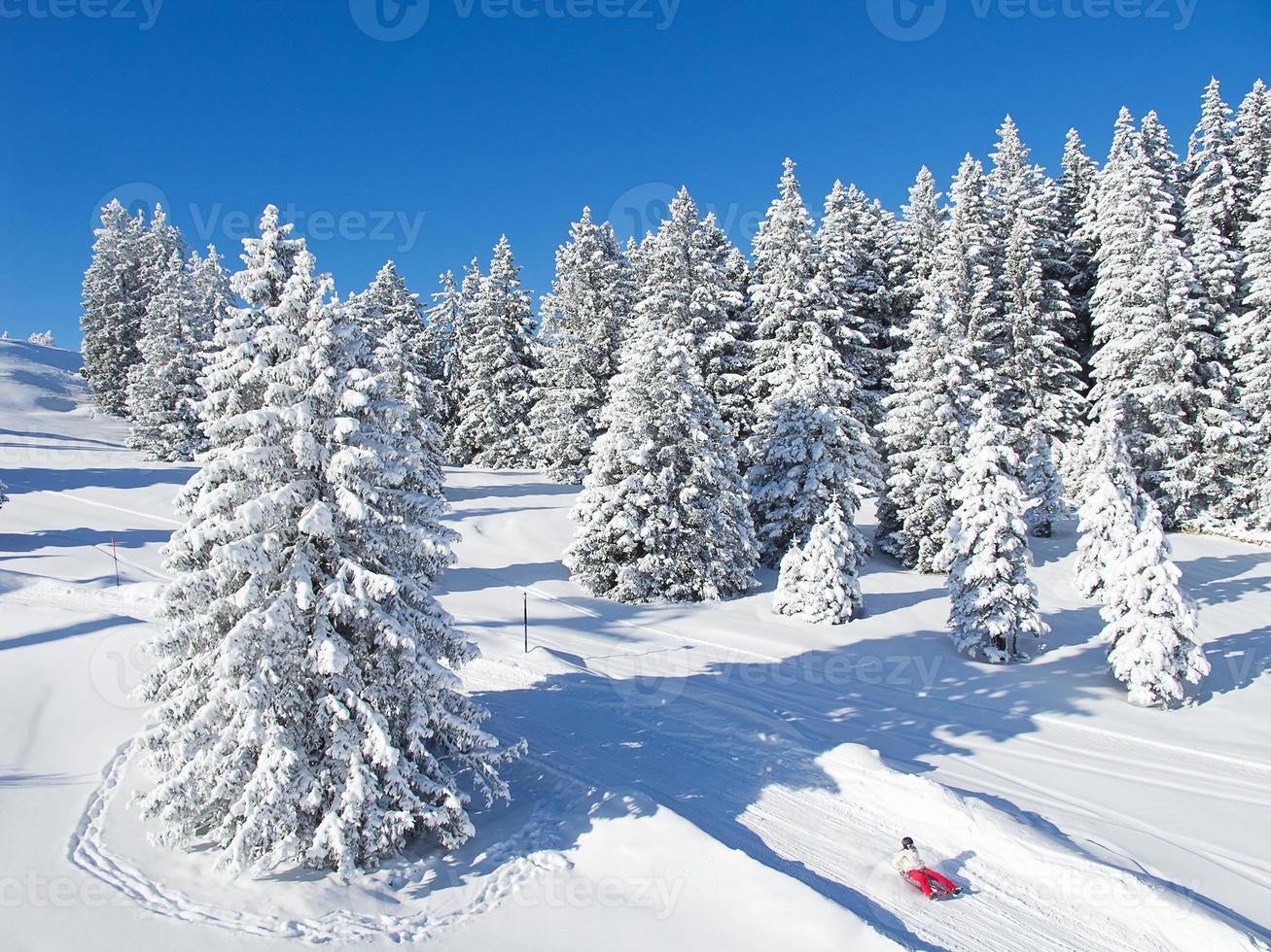 winter in de Alpen foto