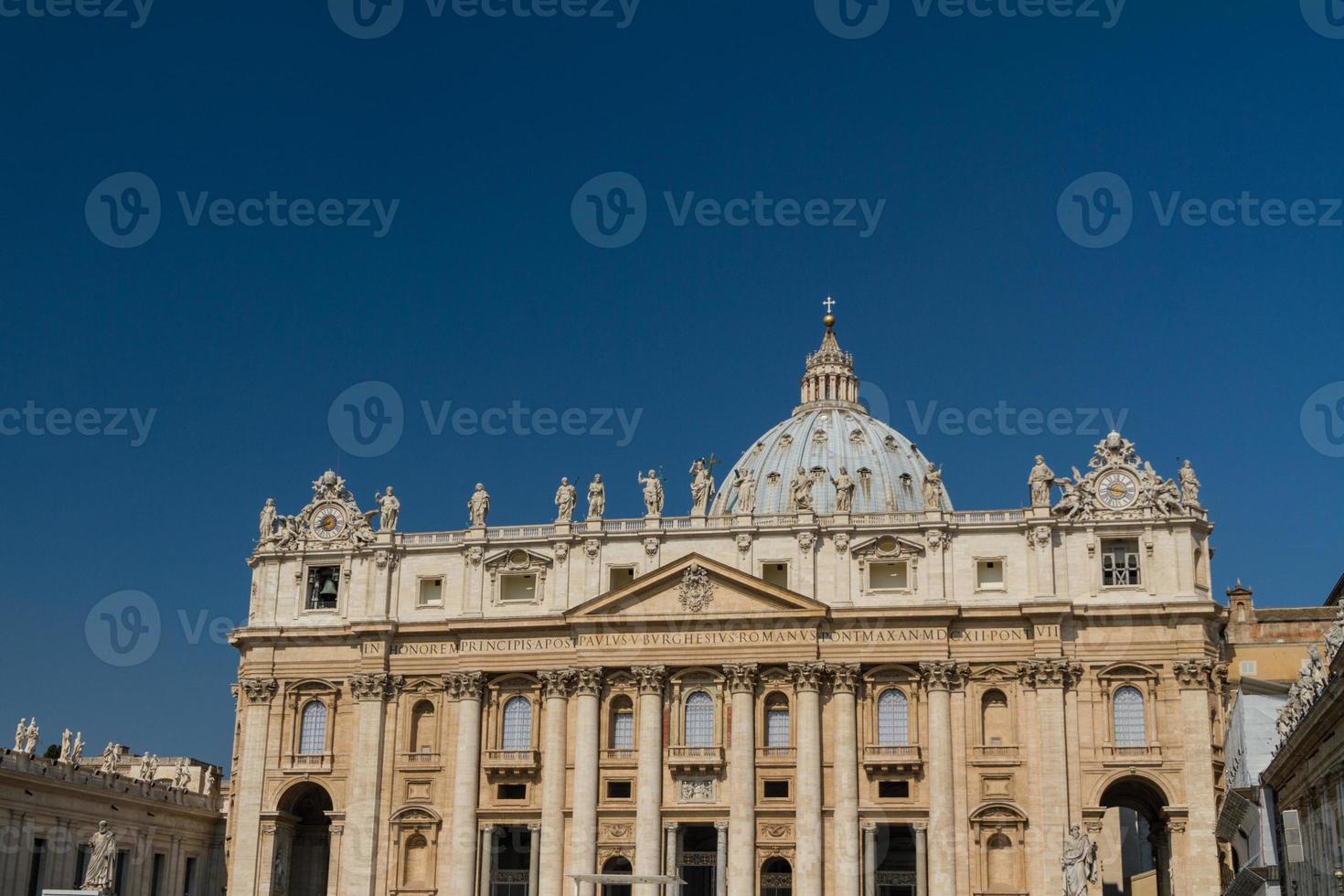 basilica di san pietro, vaticaanstad, rome, italië foto