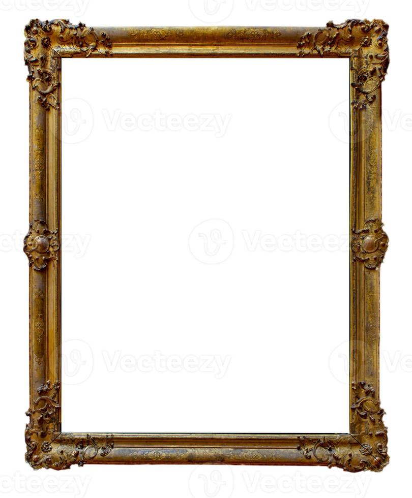 oude houten afbeeldingsframe foto