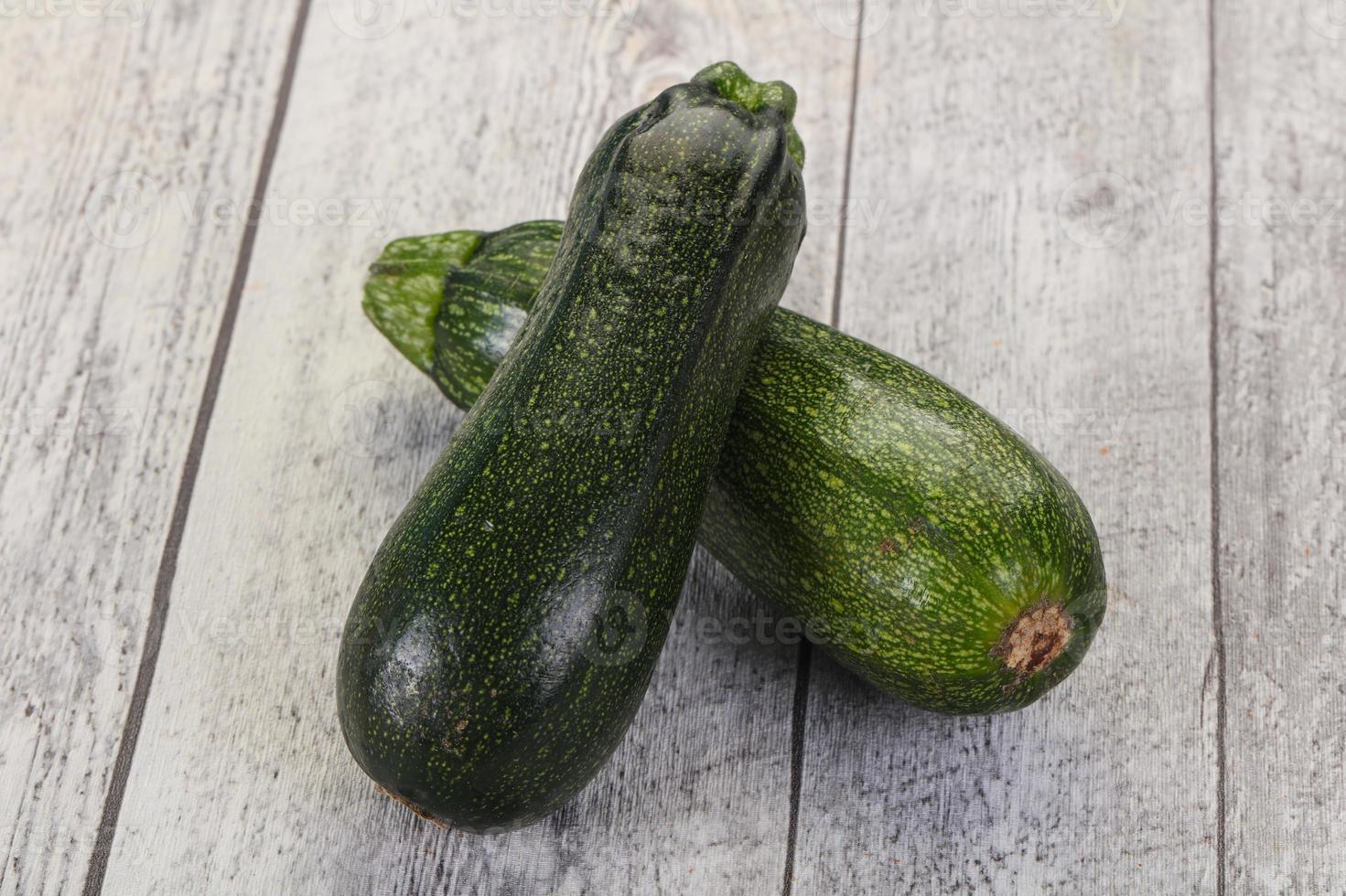 rauwe rijpe courgette foto