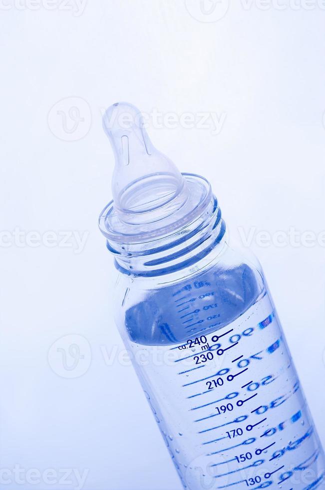 transparante fles voor baby foto