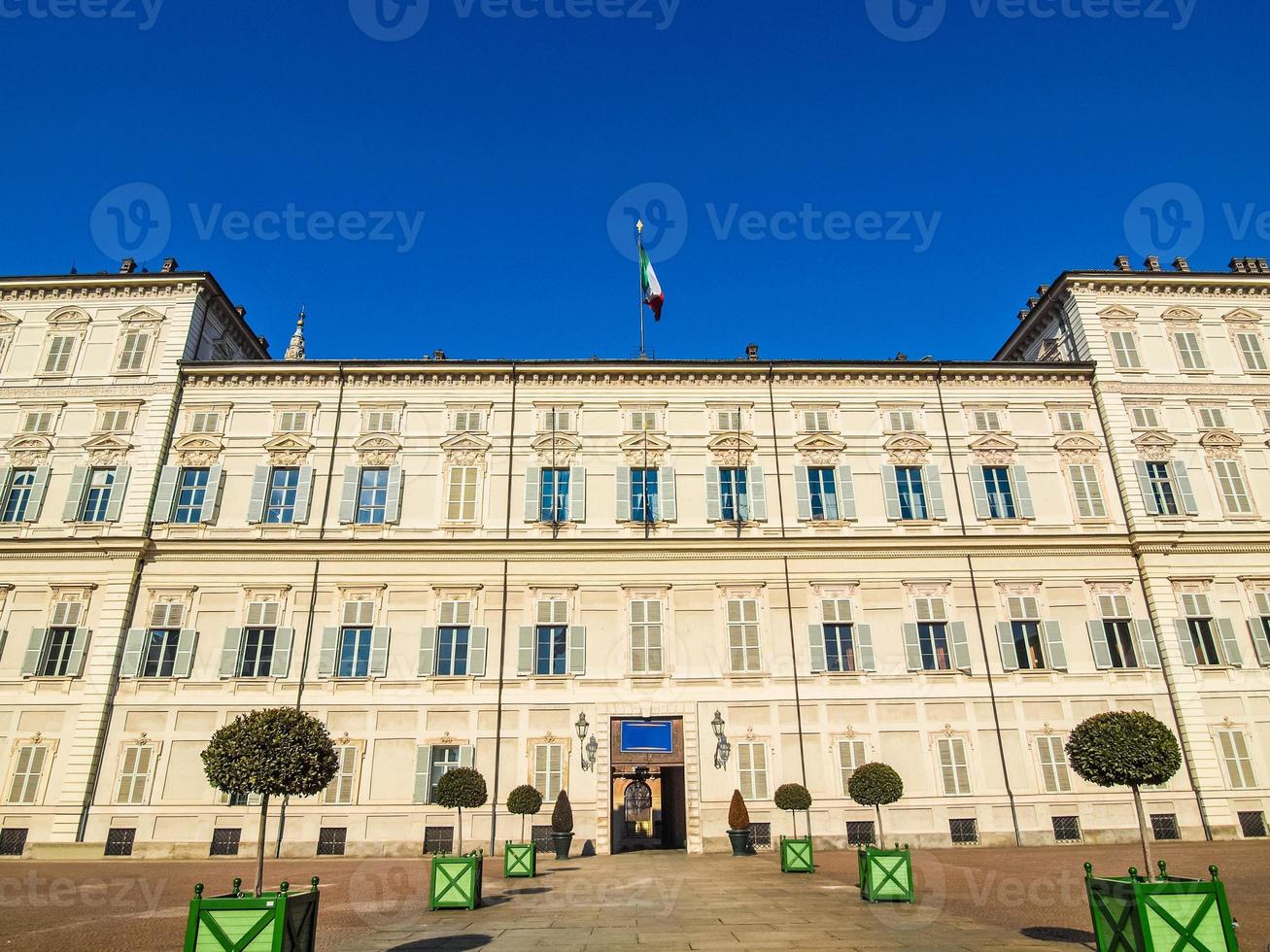 hdr palazzo reale, turijn foto