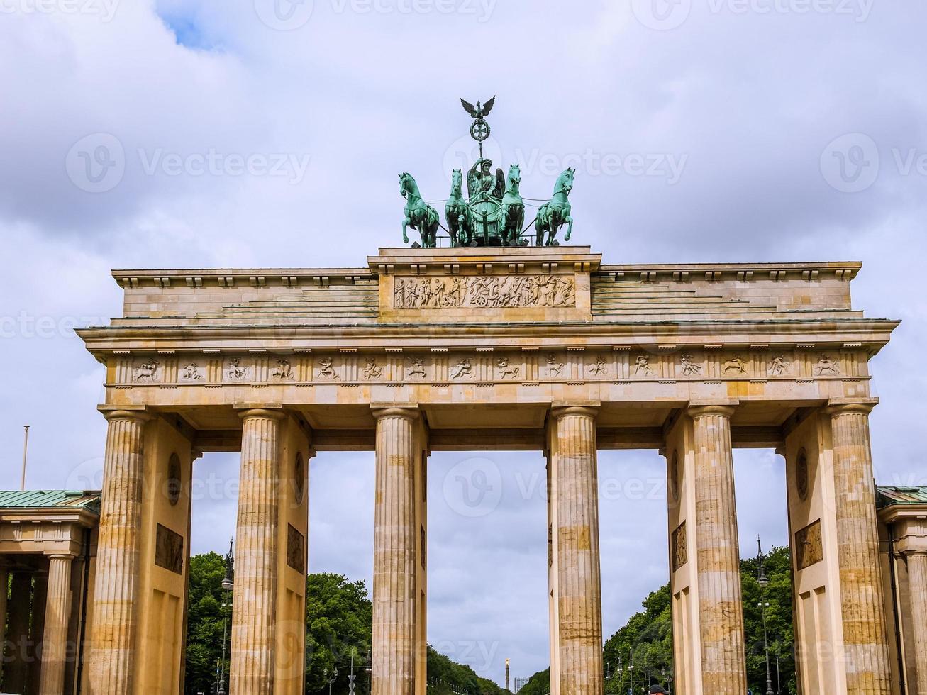 hdr brandenburger tor berlijn foto