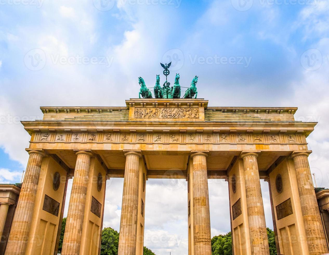 hdr brandenburger tor berlijn foto