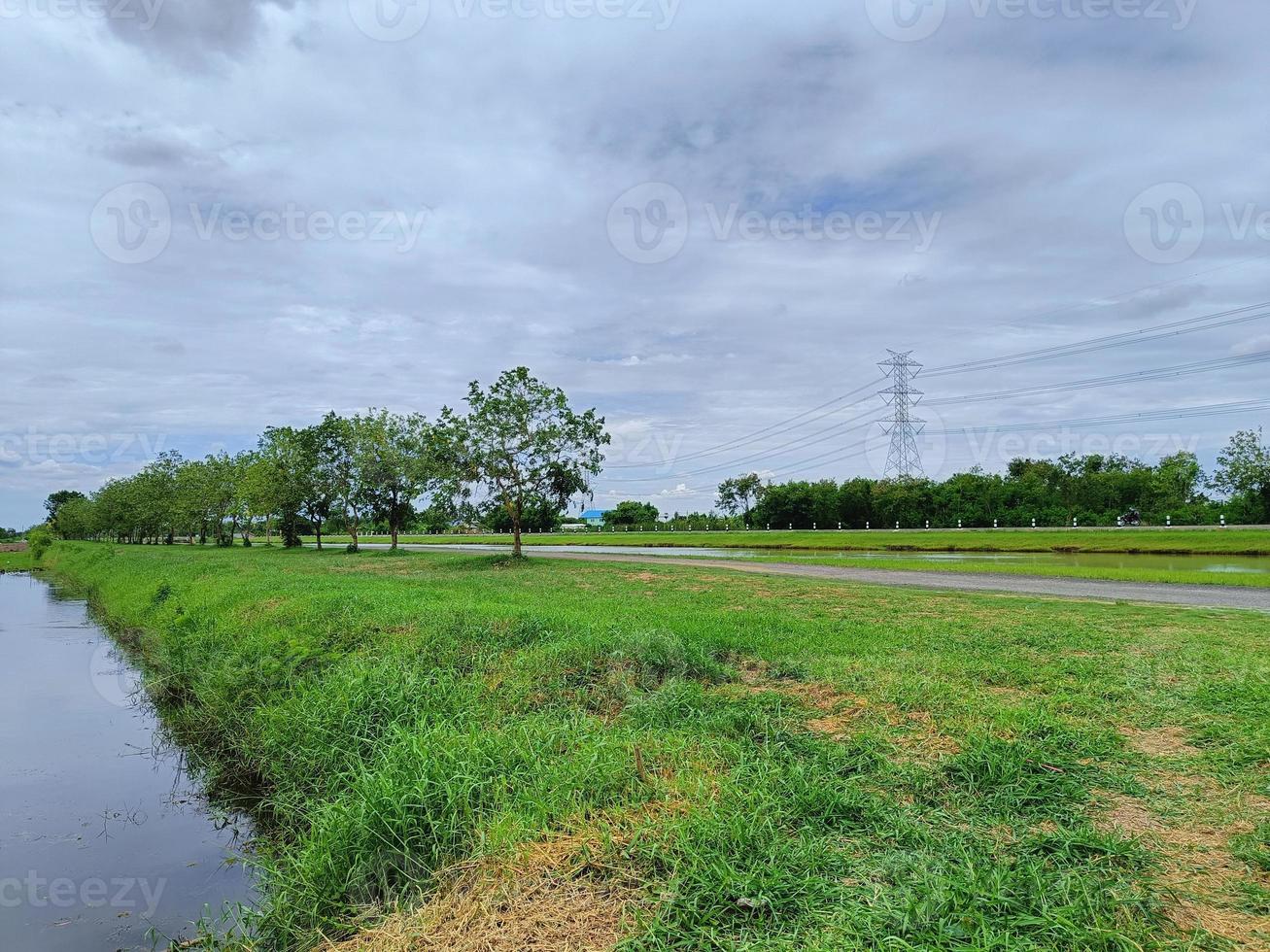 landschap weg natuur gras lucht schilderachtig foto