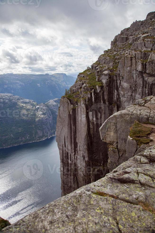 kleurrijke bergtaferelen in noorwegen. prachtig landschap van noorwegen, scandinavië. Noorwegen berglandschap. natuur in de zomer. foto