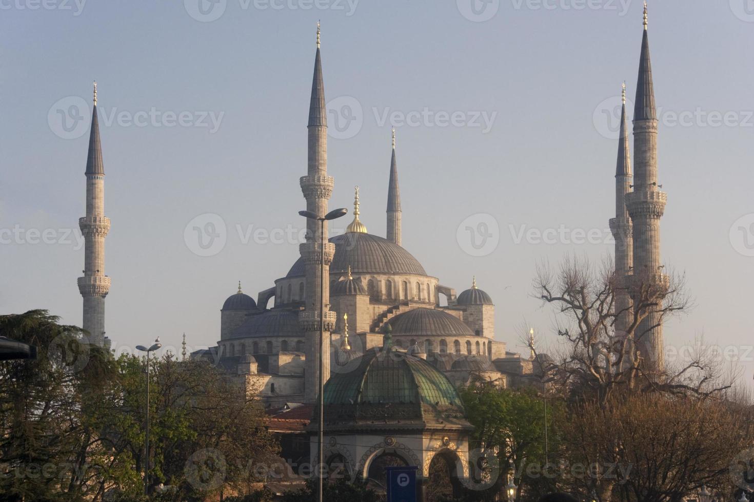 blauwe moskee in istanbul foto