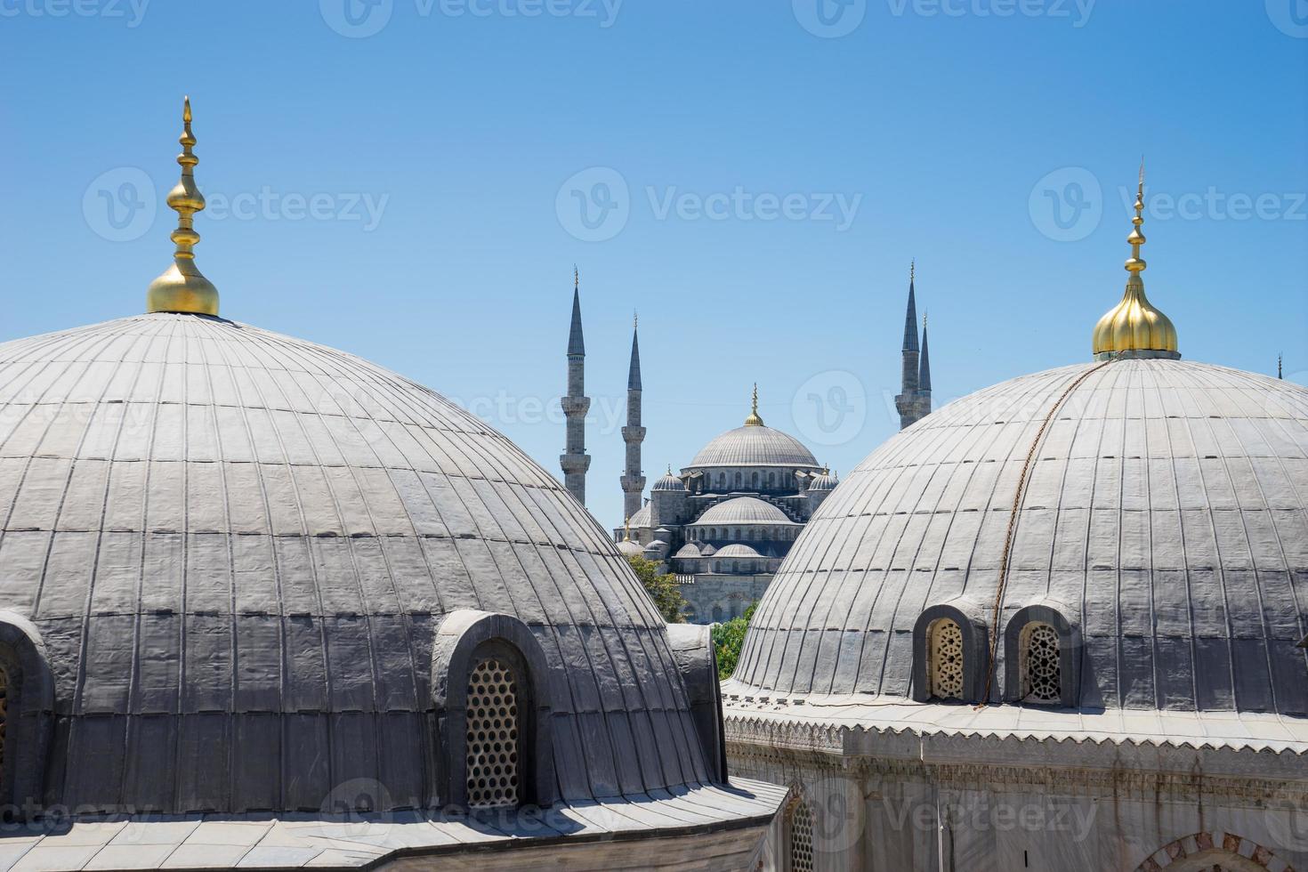 sultan ahmed blauwe moskee, istanbul turkije foto