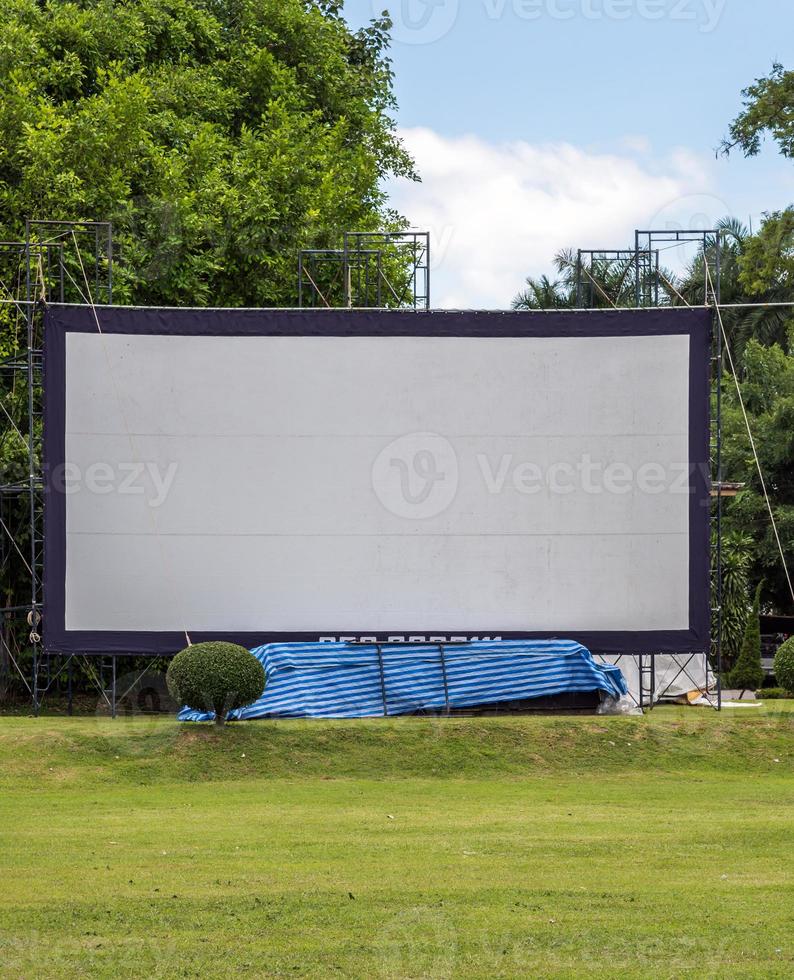 groot filmscherm foto