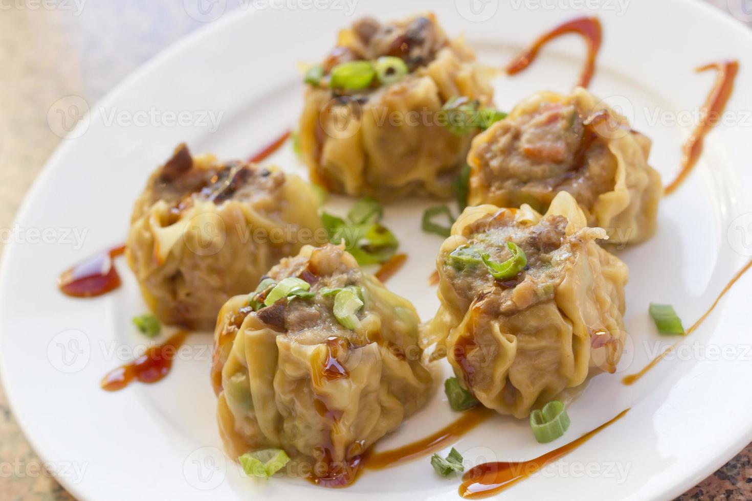 Chinese dim sum dumplings foto