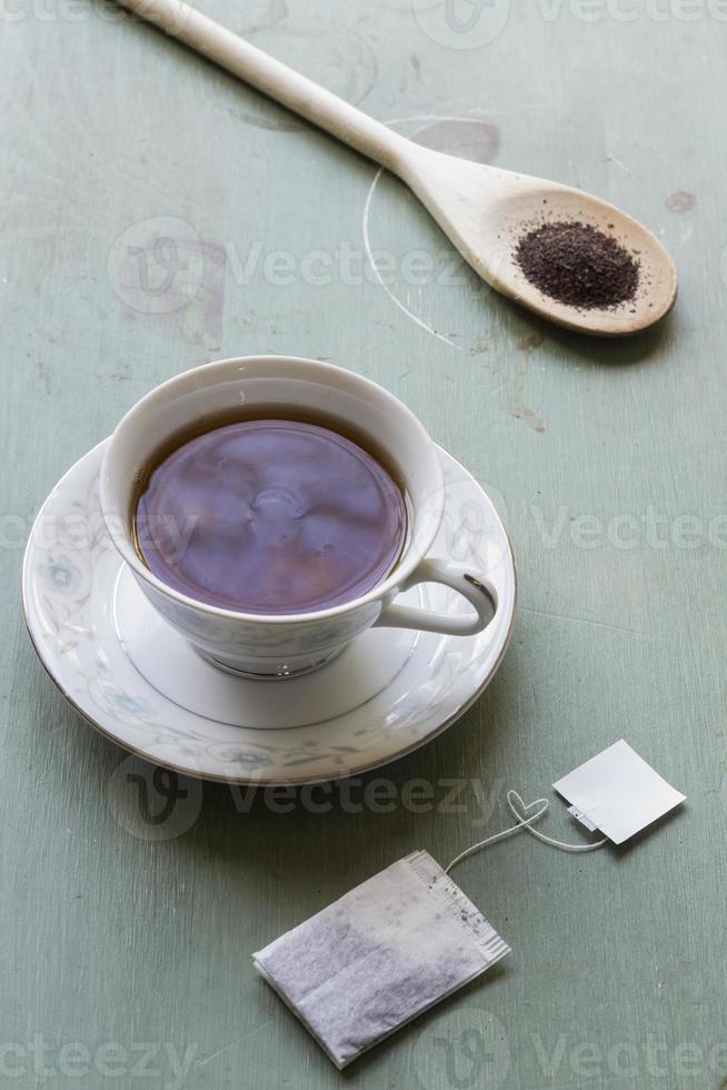 zwarte thee foto