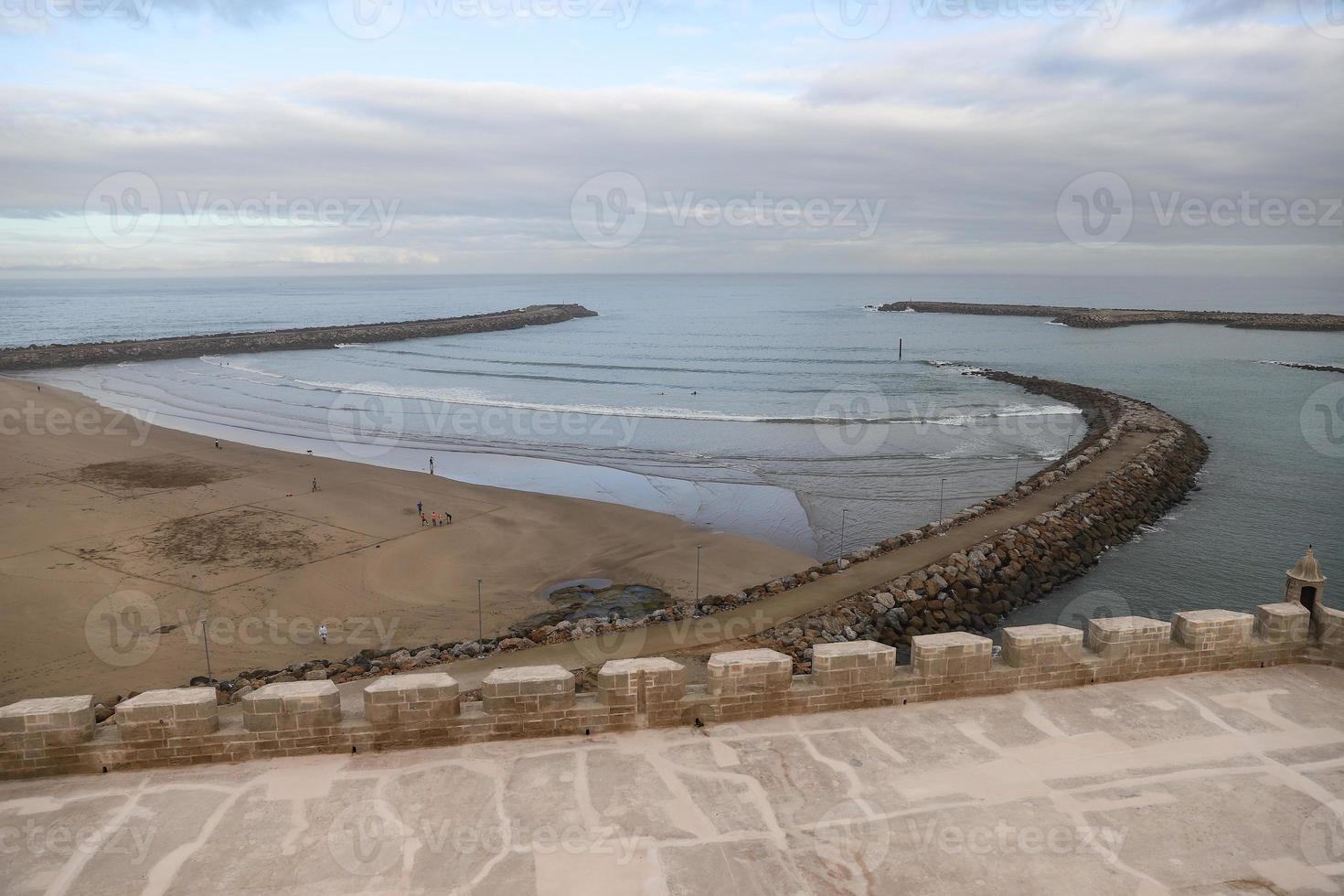 Atlantische Oceaan kust van rabat, marokko foto