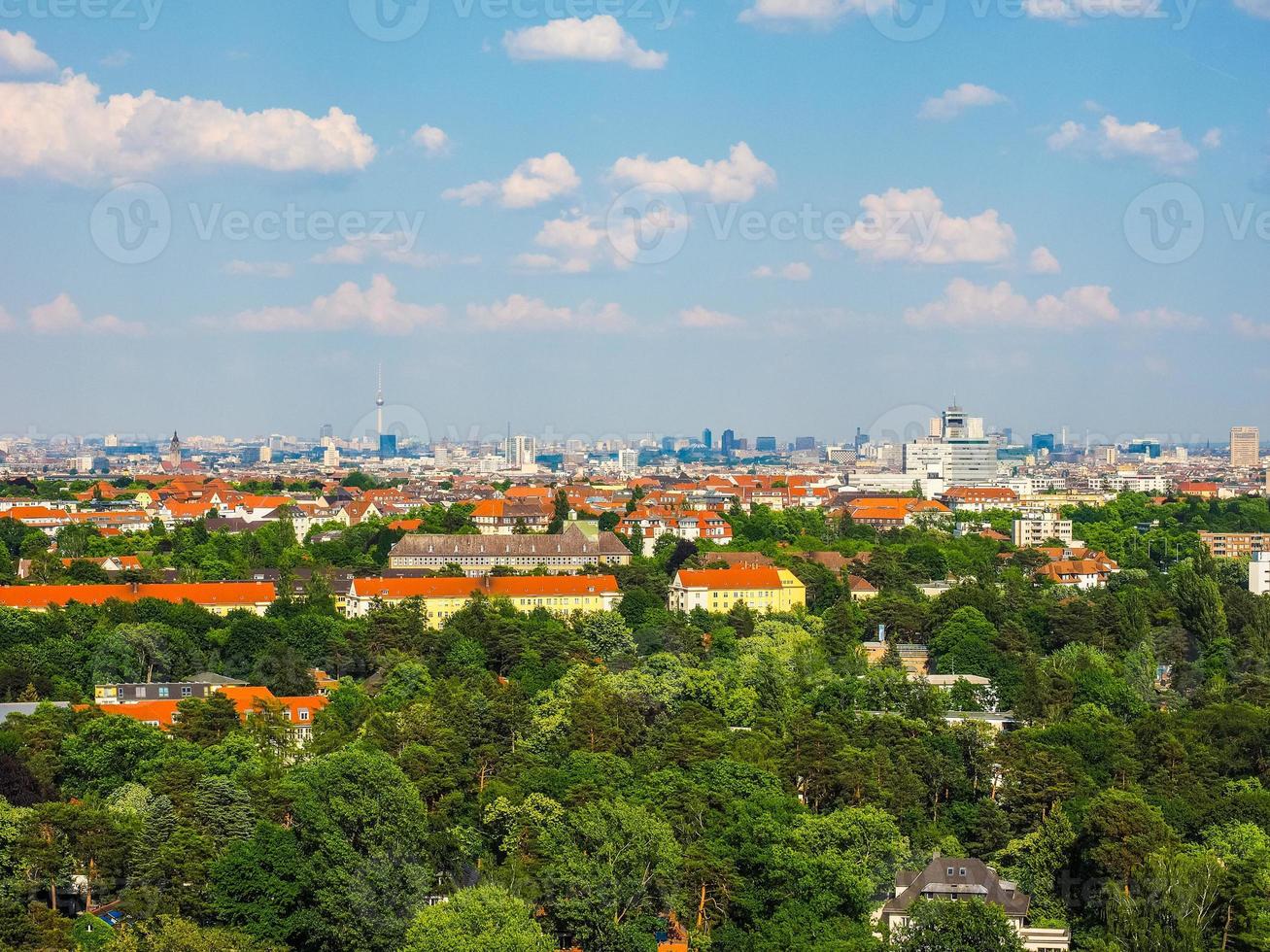 hdr luchtfoto van berlijn foto