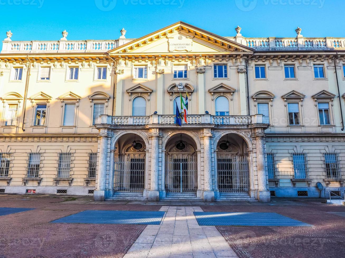 hdr conservatorio verdi turijn italië foto