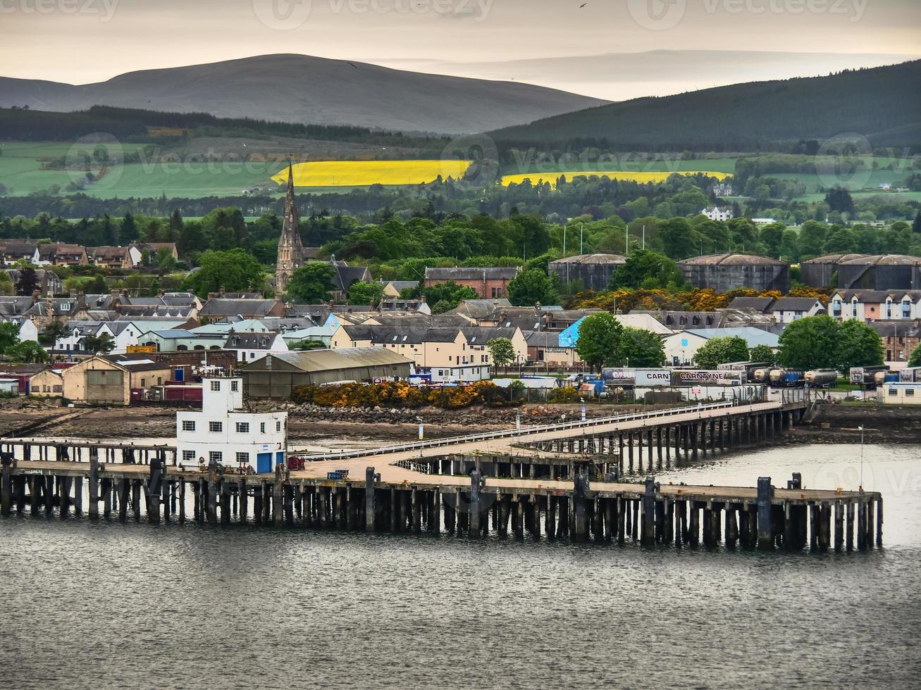 de stad Inverness en de Schotse Hooglanden foto