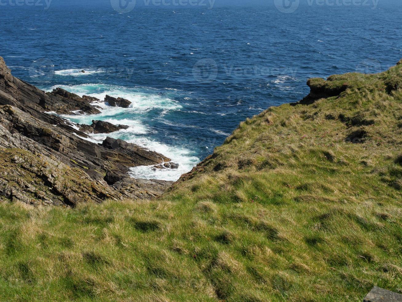 de shetlandeilanden in schotland foto