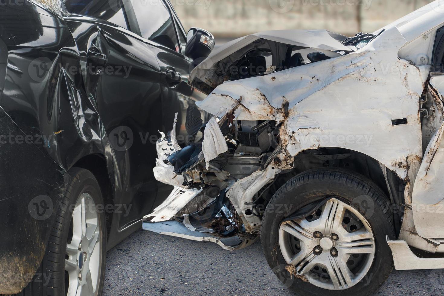 auto-ongeluk ongeval op de weg foto