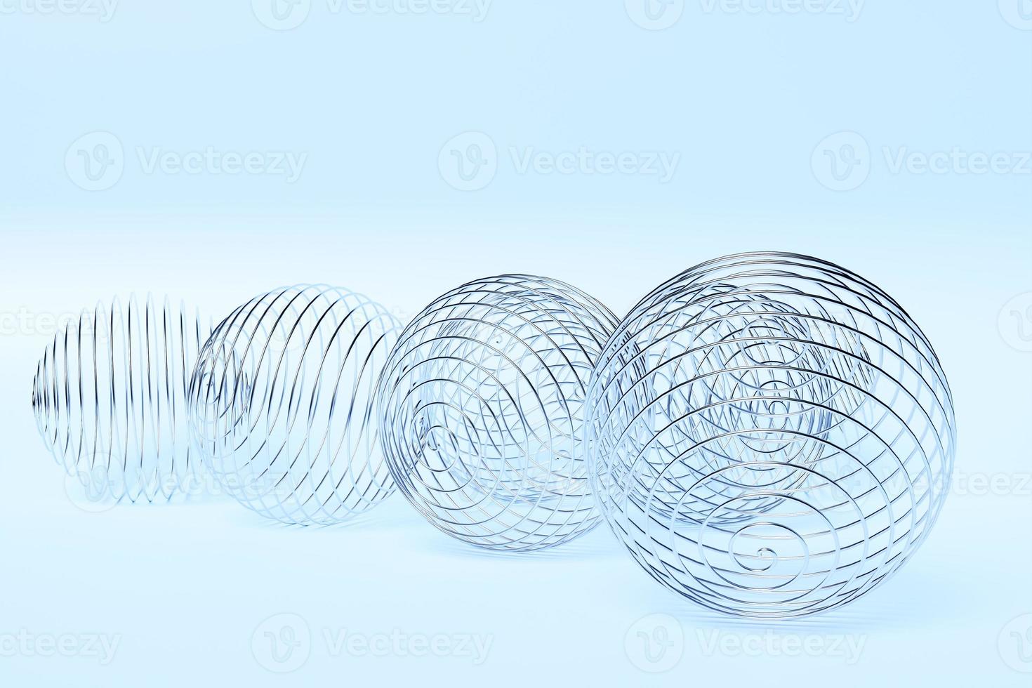 3D-afbeelding van een zilveren metalen ballen met vele gezichten op een zwarte achtergrond. cyber bal bol foto