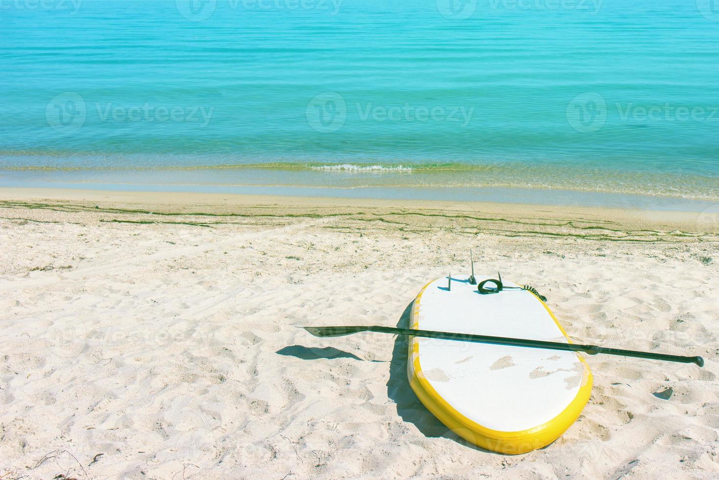 sup board aan zee foto