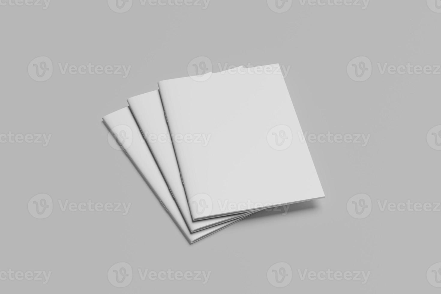 a4 tijdschrift catalogus blanco mockups foto