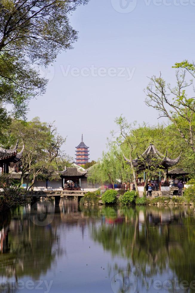 China, Suzhou, de eenvoudige tuin van de beheerder foto