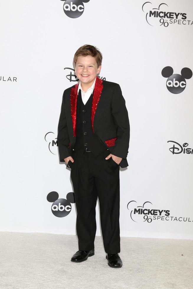 los angeles 6 okt - maxwell simkins bij de mickey's 90e spectaculaire opnames in het heiligdom auditorium op 6 oktober 2018 in los angeles, ca foto