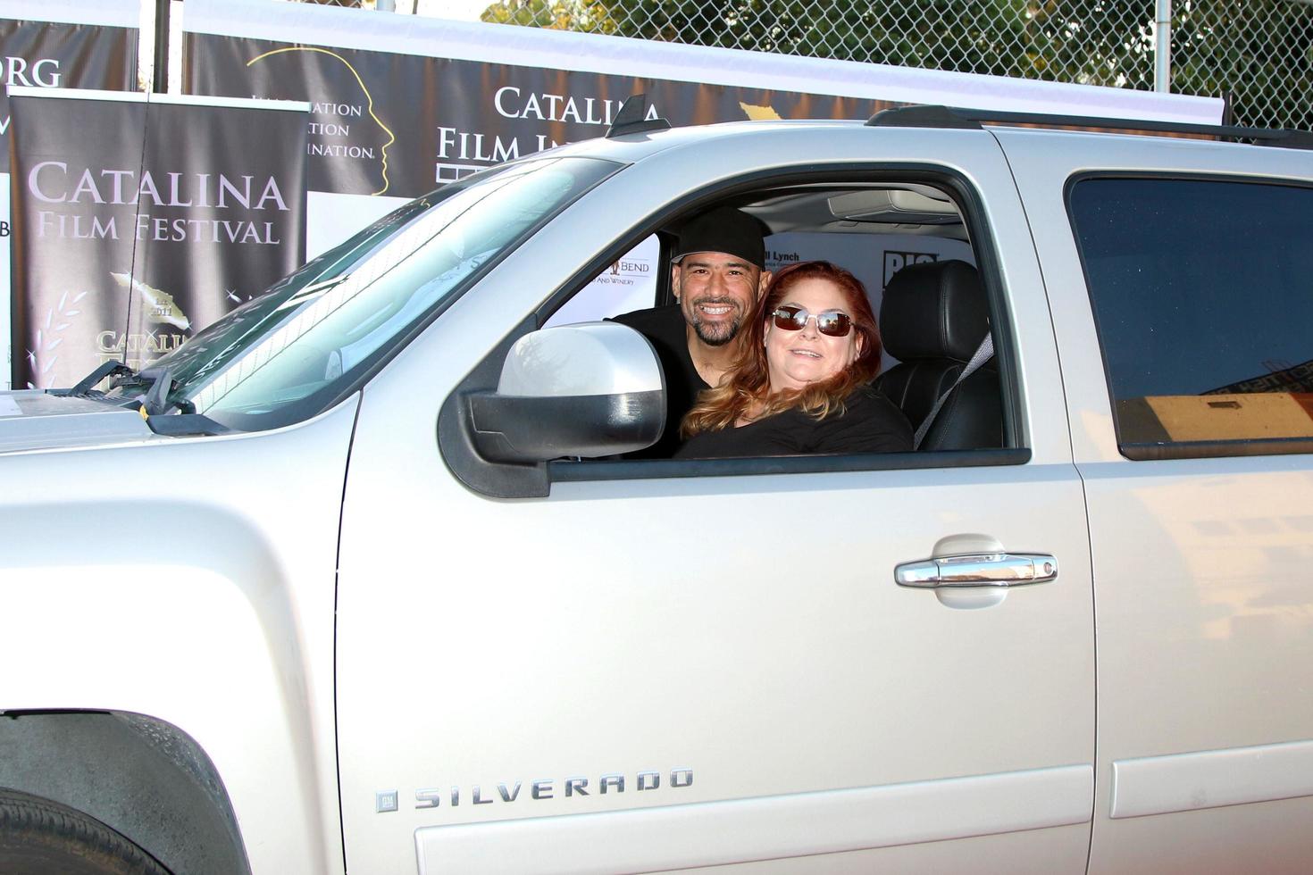 los angeles 25 sep - gasten op het catalina filmfestival rijden door de rode loper, vrijdag in het scottish rite evenementencentrum op 25 september 2020 in long beach, ca foto