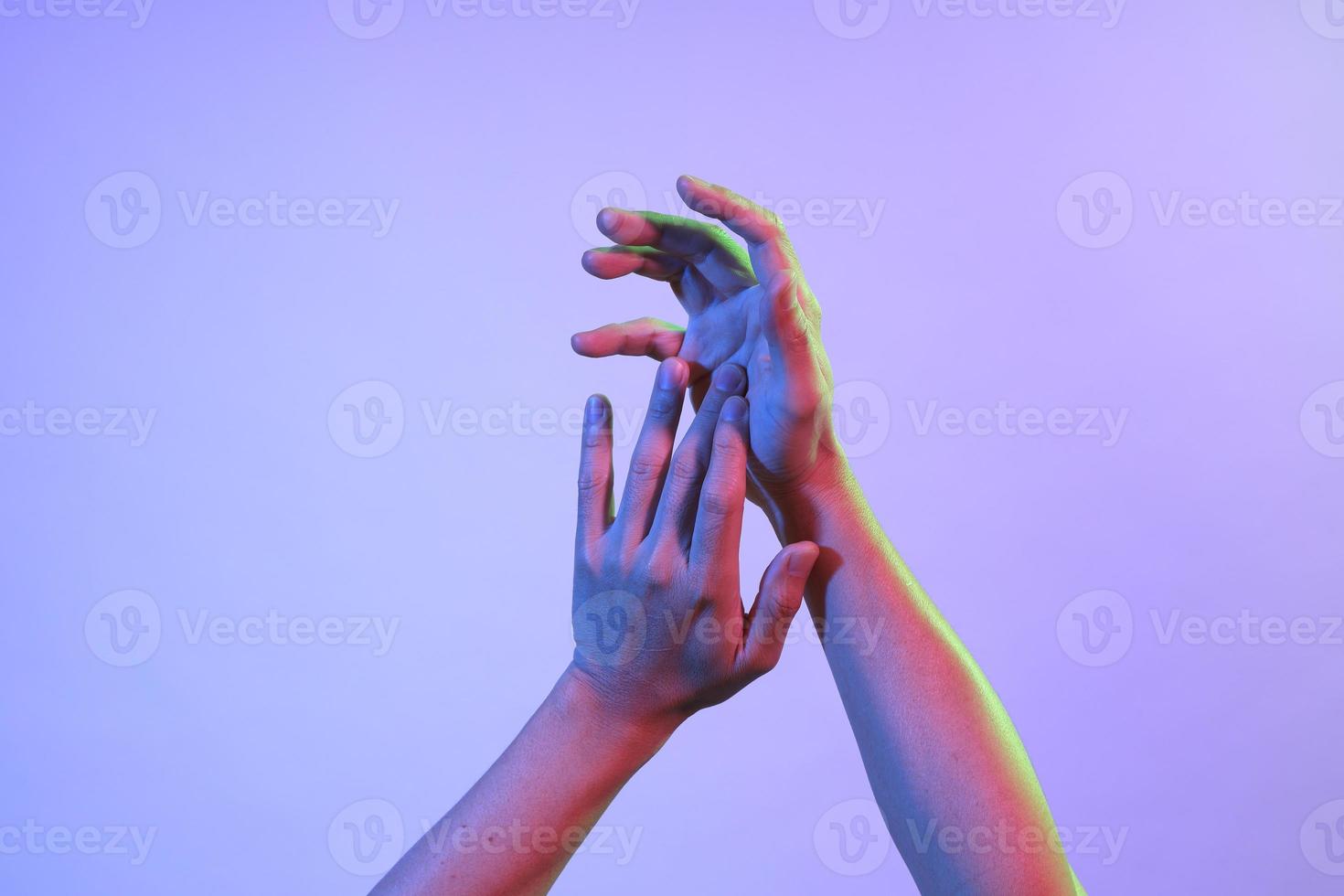 hand in kleur foto