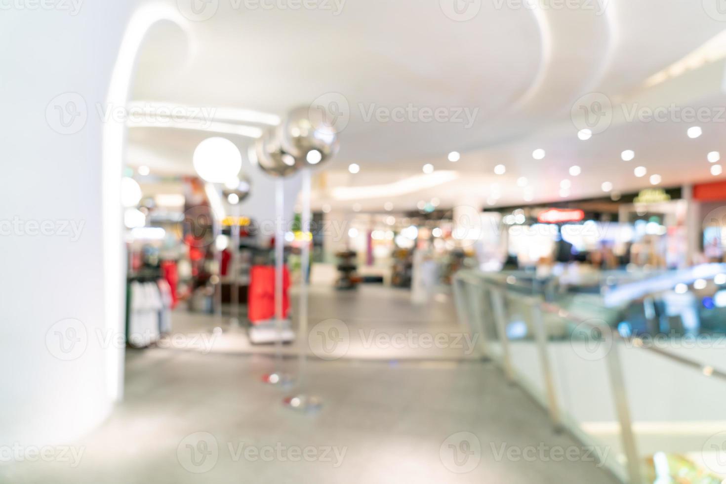 abstracte onscherpte en onscherpe luxe winkelcentrum en winkel voor achtergrond foto