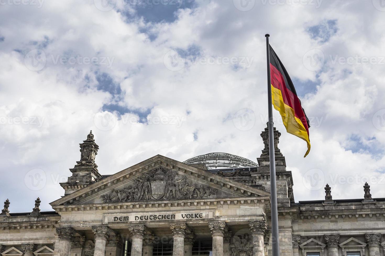 Duitse parlement (Rijksdag) gebouw in Berlijn foto