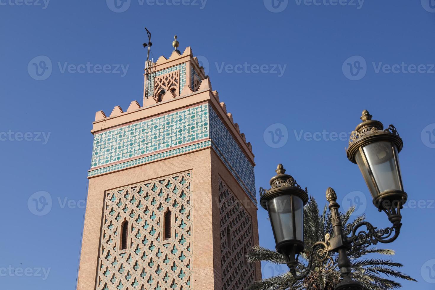 moulay el yazid moskee in marrakech, marokko foto