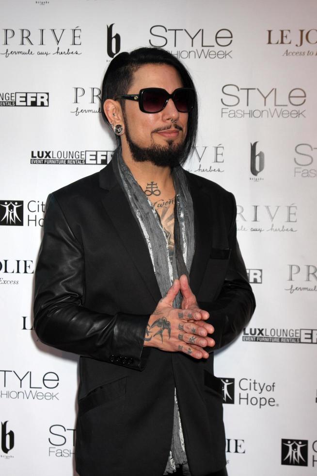 los angeles, 15 okt - dave navarro bij de sue wong feeën en sirenes modeshow bij het rif op 15 oktober 2014 in los angeles, ca foto