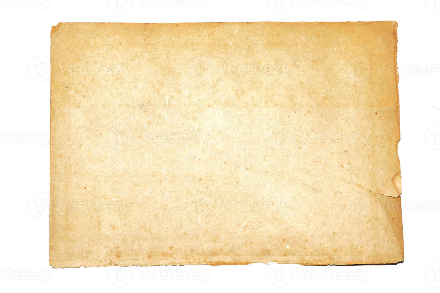 notitie papier isoleren op een witte achtergrond foto