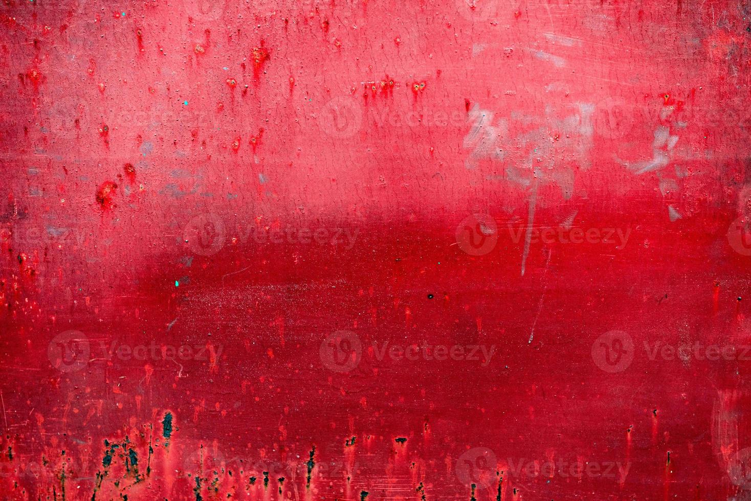 ruw rood geschilderd roestig metalen oppervlak, textuur met hoge resolutie foto