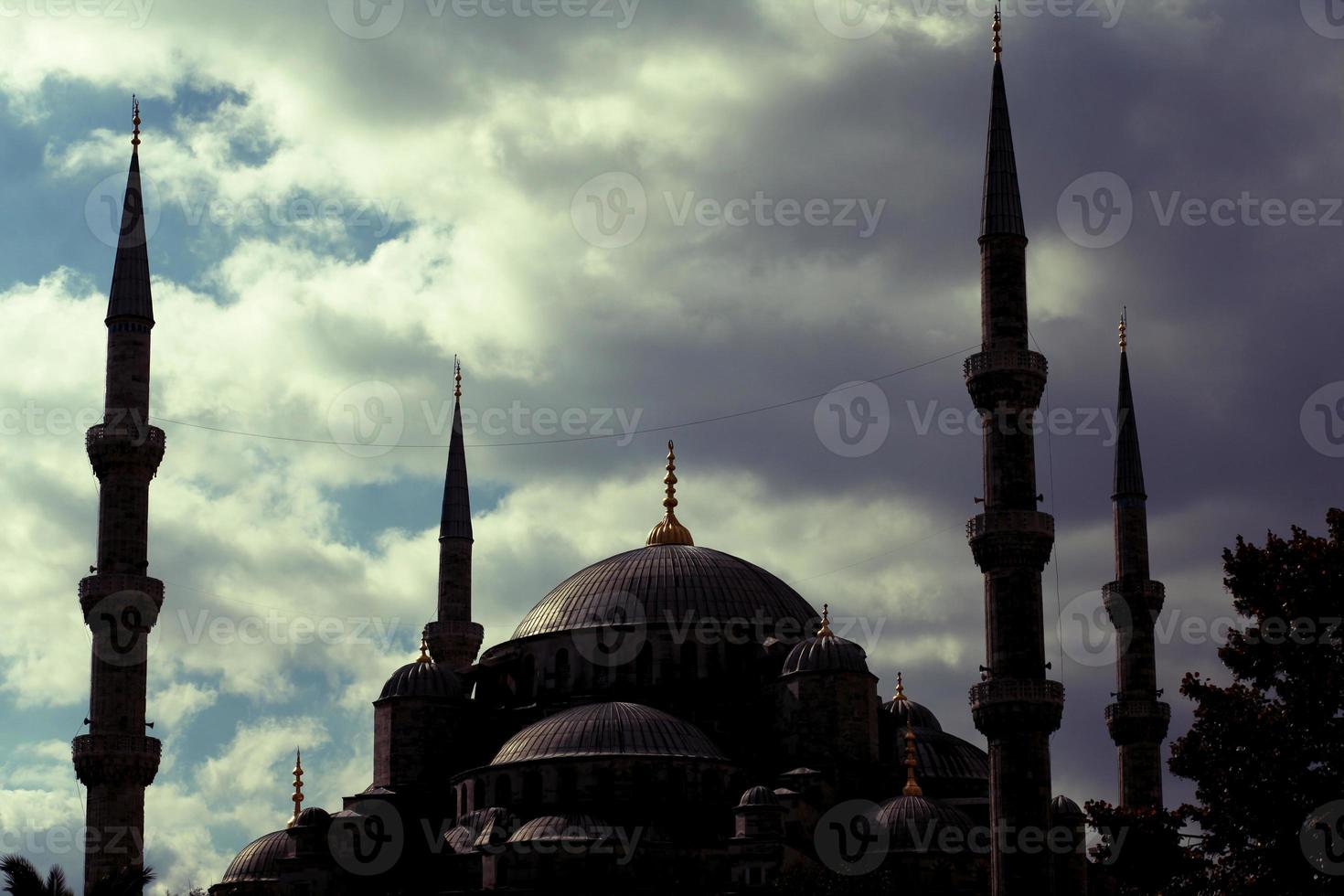 blauwe moskee istanbul foto