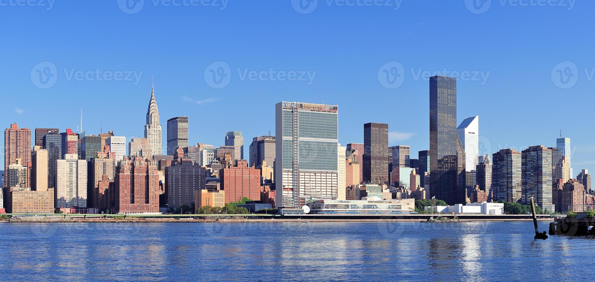 New York panorama van de stad foto