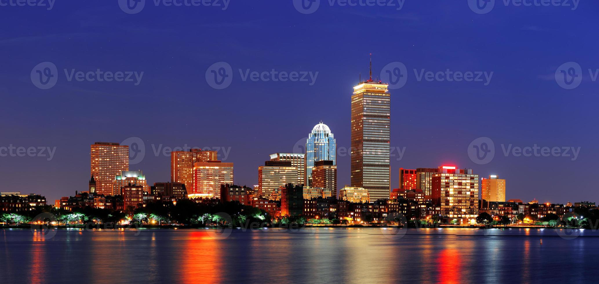 boston city stedelijke wolkenkrabbers foto