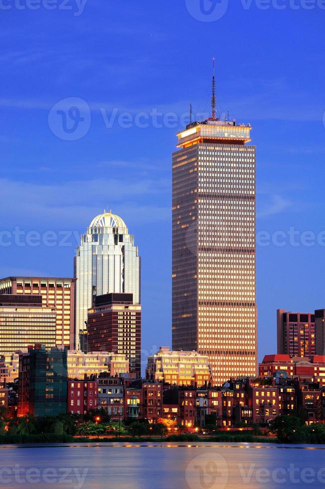 boston city stedelijke wolkenkrabbers foto