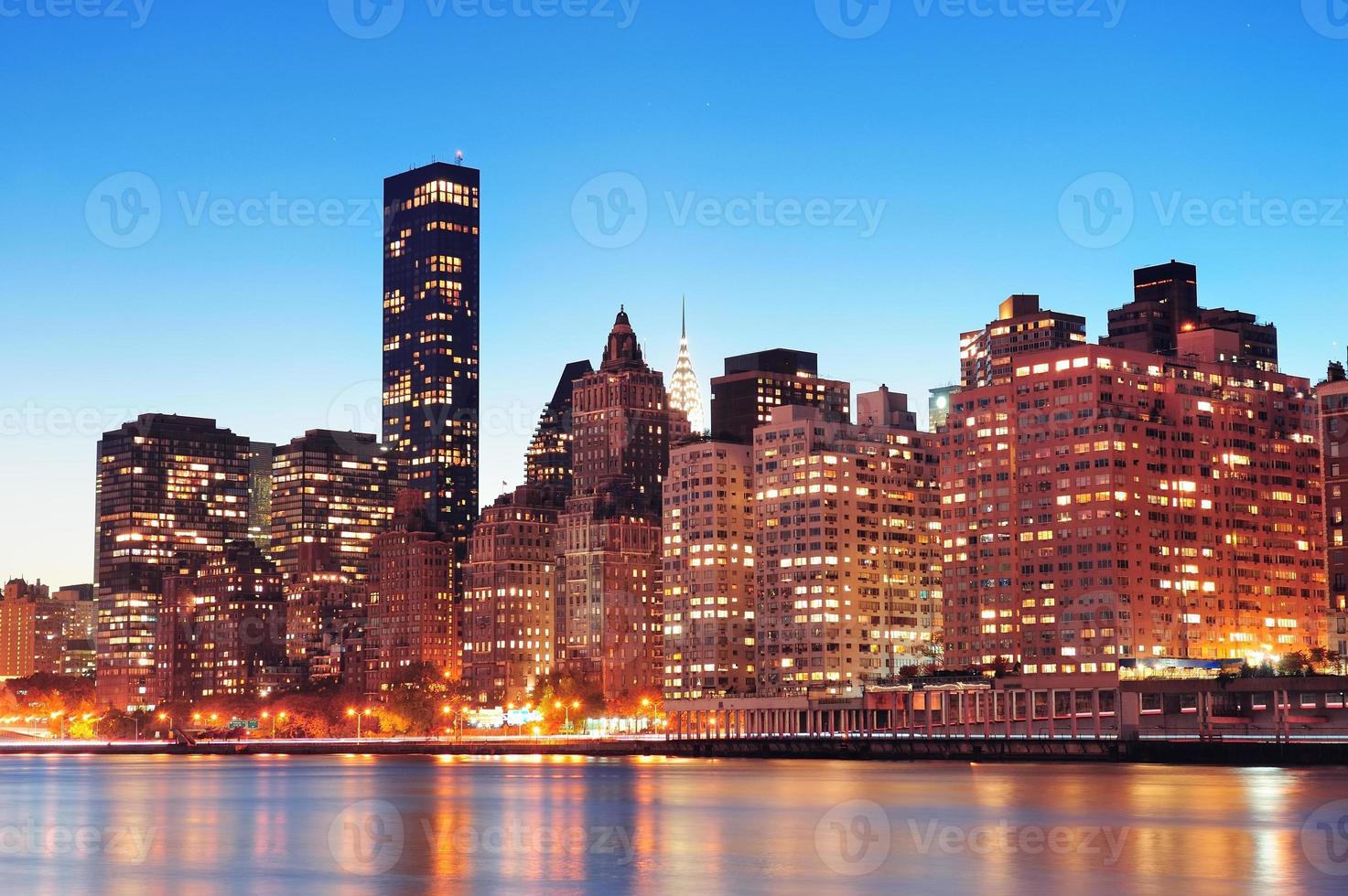 New York City Manhattan midtown skyline foto