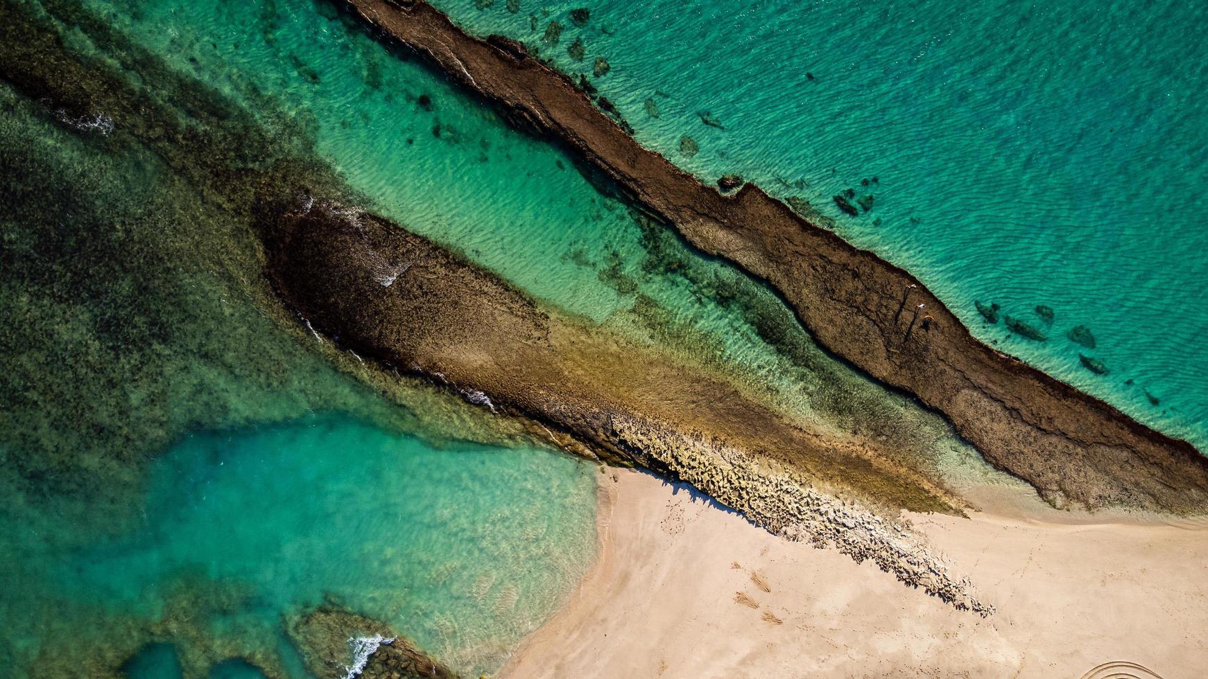luchtfoto van point anderson, warroora coast wa australië foto