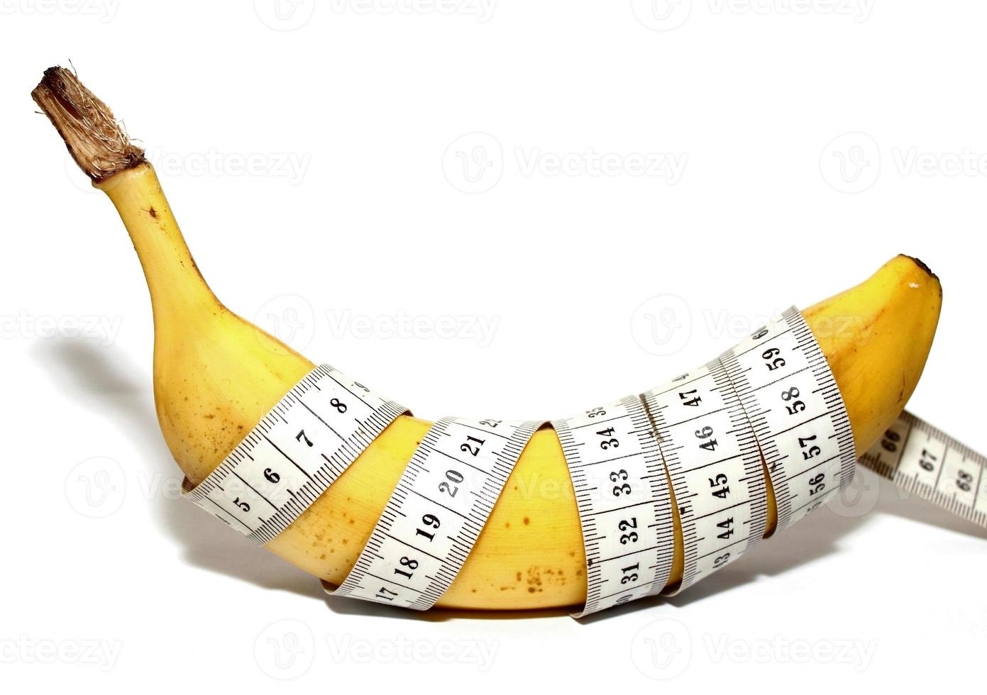 grote banaan, zoals de grote penis van de mens, groot formaat foto