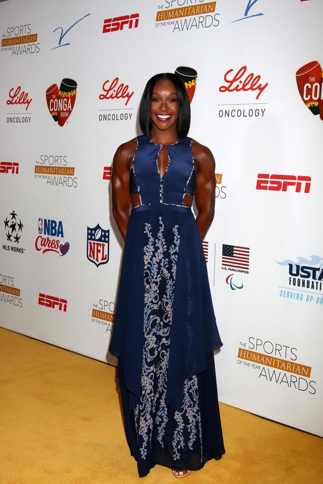 los angeles 12 jul - carmelita jeter bij de 2e jaarlijkse sport humanitaire van het jaar awards in de congo kamer op 12 juli 2016 in los angeles, ca foto