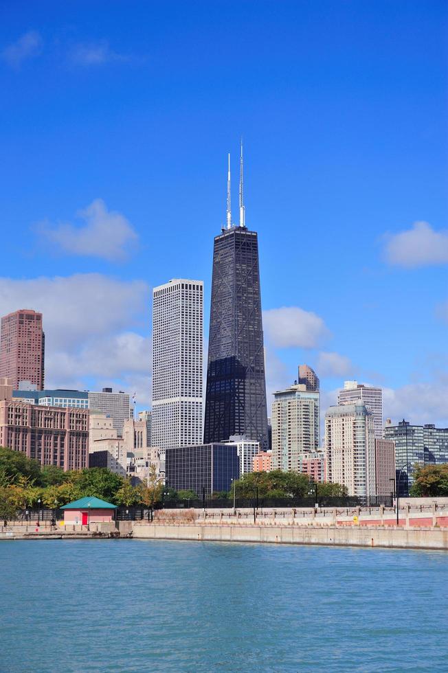 chicago, il, 2011 - uitzicht op de skyline van de stad foto