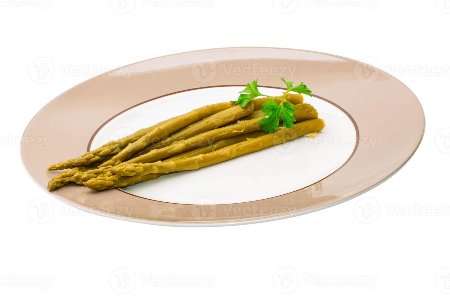 asperges op wit foto