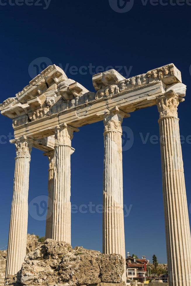 Apollo-tempel aan de zijkant foto