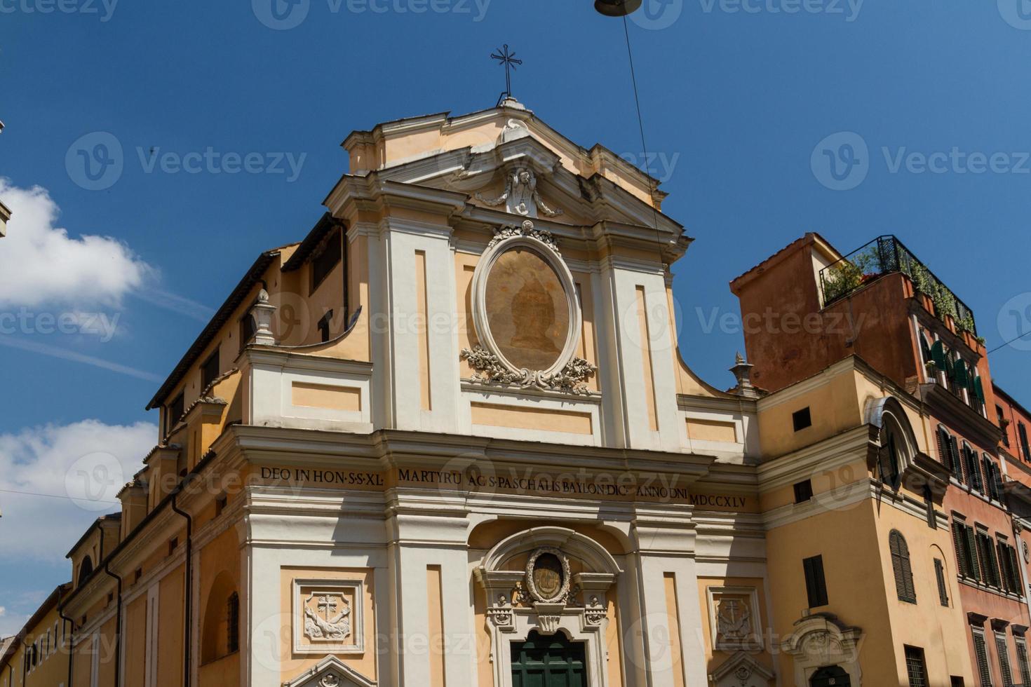 grote kerk in het centrum van Rome, Italië. foto